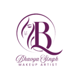 Pink Simple & Circular Makeup Artist Logo
